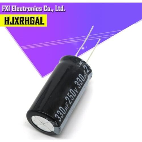 5PCS 250V330UF 18x35 250v 330uf 18*35 Electrolytic capa Electrolytic capacitor