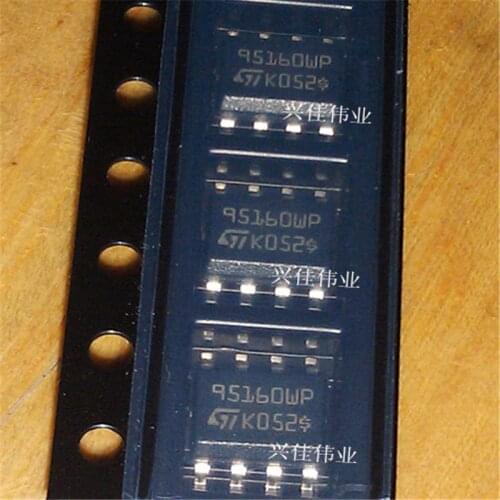 50PCS/LOT M95160-WMN6TP 95160 95160WP 95160WQ SOP-8 Serial EEPROM memory chip For Car Memory Chips NEW ORIGINAL