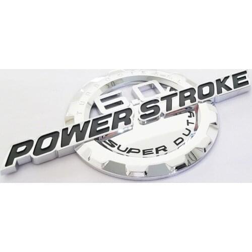 6.0L Powerstroke Emblem POWER STROKE SUPER DUTY Badge F F250 F350 CH