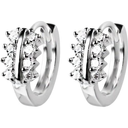AOBOCO Women's Silver Earrings