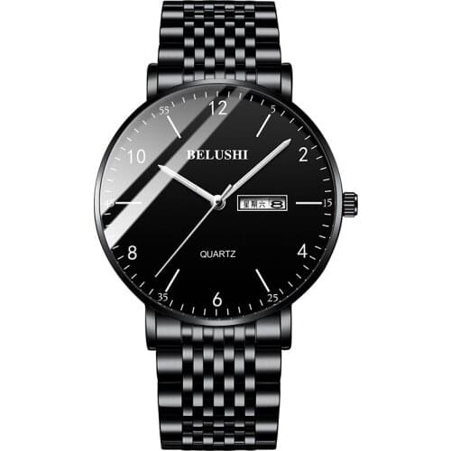 Men Watches Luxury 2021 Summer New Mens Watch Business Leisure Quartz Watch 30M Waterproof Luminous Steel Band Trend Watch