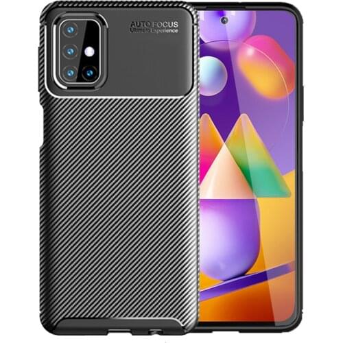 For Cover Samsung M31S Case For Samsung Galaxy M31S TPU Cover for Samsung M51 M21 M01S A31 A51 A71 Note 20 S20 Ultra M31S Fundas