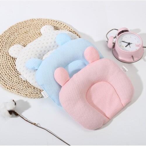 Baby Pillow Neonatal Stereotype Pillow 0-1 Year-Old Correction Head Deflection Baby Pillow Child Buckwheat Pillow