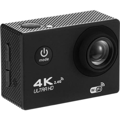 4K Wifi Action Camera 1080P Hd 16Mp Helmet Cam Waterproof Dv Remote Control Sports Video Dvr Black