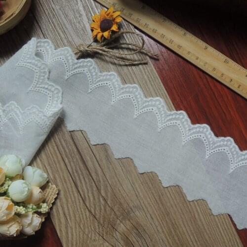 Customized cotton lace lace accessories, handmade DIY material, decorative clothing, wide 6cm