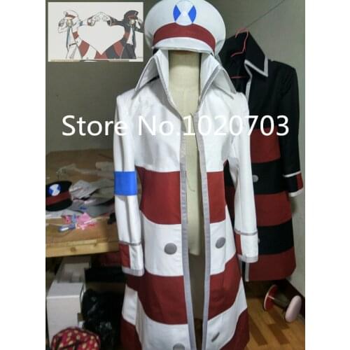 Pokemon Pocket Monsters Ingo Nobori Emmet Kudari Cosplay Costume Coat+hat+armband