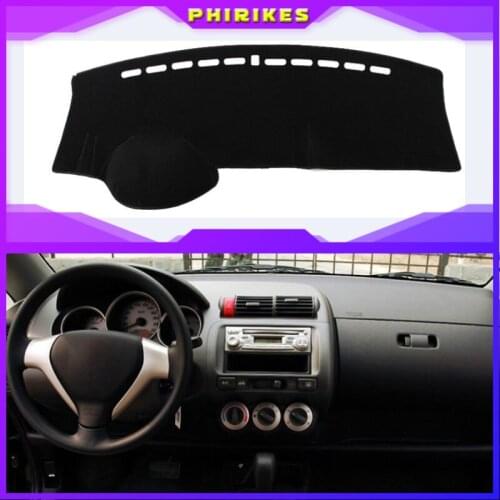 For Honda Fit Jazz 2004-2007 Dashboard Cover Mat Dash Pad Anti-UV Sun Shade Auto Instrument Cover Carpet Car Styling Accessories