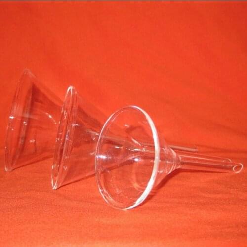 60mm funnel lab short stem thick glass lot2
