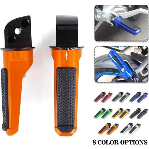 Motorcycle CNC Footrests Foot Pegs Foot Rest Rear for Kawasaki Z1000SX Z1000R Z1000 Z900RS Z900 Z800E Z800 Z750R Z750 Z650 Z400