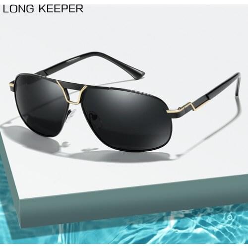 New Polarized Men Sunglasses Classic Pilot Driving Sun Glasses Male Vintage Metal Frame Mirror Lens Eyewear UV400 Oculos de sol