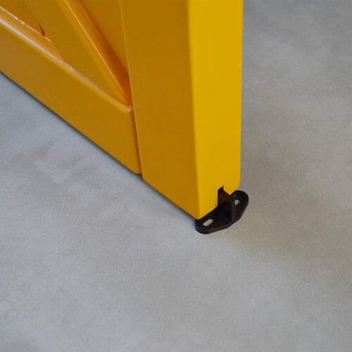 2pcs Wood Door Barn Hardware Easy Install Home Bottom T Shape Swinging Reduce Floor Guides Sliding Clip Protective Durable