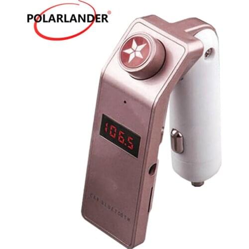 Universal Wireless BluetoothHands free Car Kit FM Transmitter MP3 Player With Audio USB Car Charger