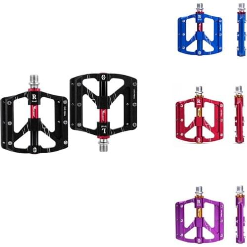 WEST BIKING 3 Bearings Bicycle Pedals Ultralight Anti-Slip CNC Road MTB Bike Pedal Cycling Sealed Bearing Bike Pedals