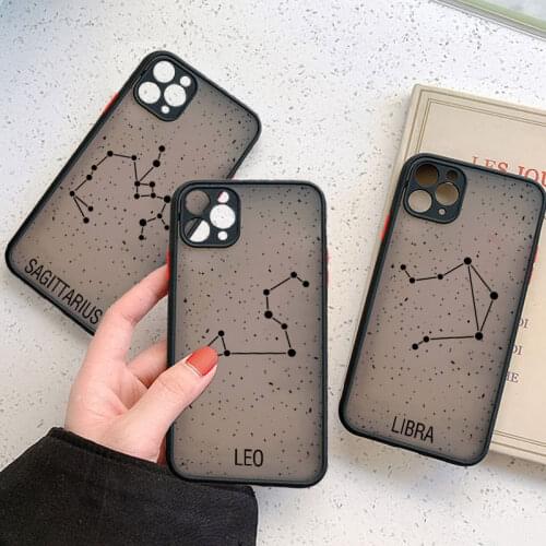 Twelve Constellations Hard PC Case For Samsung Galaxy S9 S8 S10 S20 FE S21 Plus A50 A51 A52 A70 A71 A72 A10 A21S A31 A32 Cover