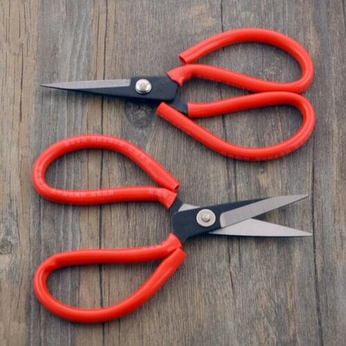 ZOTOONE Household Scissors for Fabric Tailors Kitchen Scissors Stainless Steel DIY Sewing Tool Accessories High-end Red Black G