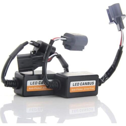 1Pair H1 H11 H4 H7 H13 LED Headlight Canbus Decoders Car Warning Anti-Flicker Canceller Error Load Resistor For H13 Headlamp
