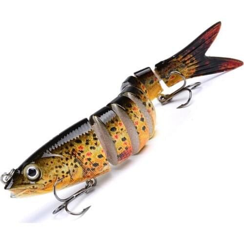 1Pcs 19G/13.28Cm Sinking Wobblers Fishing Lures Bionic Multi-Section Plastic Hard Bait Crankbait Artificial Bait Fishing Tackle