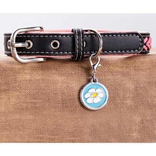 1pc Personalized Cat ID Tag Free Engraving For Kitten Collar Pet Charm Name Pendant Necklace Accessory