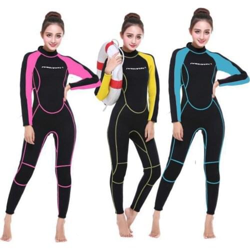 3MM Neoprene Long Sleeve Patchwork Rash Guard Triathlon WetSuit Scuba Adults Surfing Swimming Equipment SpearFishing Diving Suit