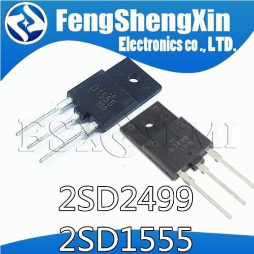 5pcs 2SD2499 TO3PF D2499 TO-3PF TO-3P NPN TRIPLE DIFFUSED MESA TYPE (HORIZONTAL DEFLECTION OUTPUT FOR COLOR TV)