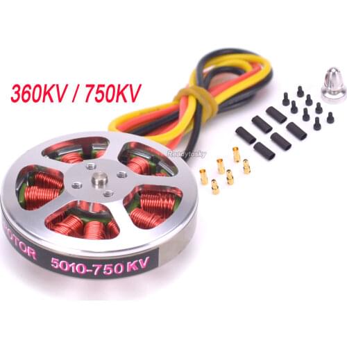 5010 360KV / 750KV High Torque Brushless Motors For MultiCopter / QuadCopter / Multi-axis aircraft