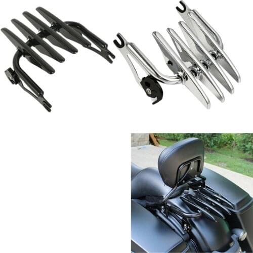 Motorcycle Stealth Luggage Rack & Docking Kit For Harley Touring Street Electra Glide Road King Ultra 2009-2020 2014 Detachable