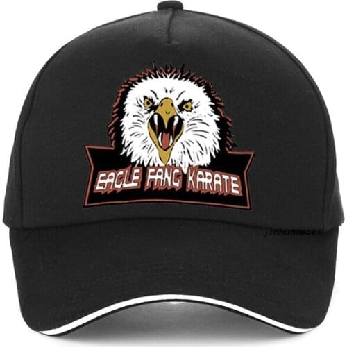 Eagle Fang Karate Cobra Kai Movie Summer Men Baseball cap Unisex 100% Cotton 80s Retro Women adjustable Snapback hat