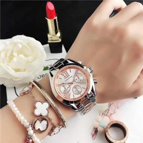 Newly Fashion Quartz Watch Luxury Women Watches Stainless Steel Ladies Watch Fashion Wristwatch Montre Femme zegarek damski