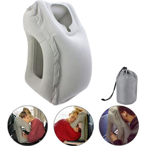Travel Pillow Inflatable Pillows Air Soft Cushion Trip Portable Innovative Body Back Support Folding Blow Neck Pillow For Car