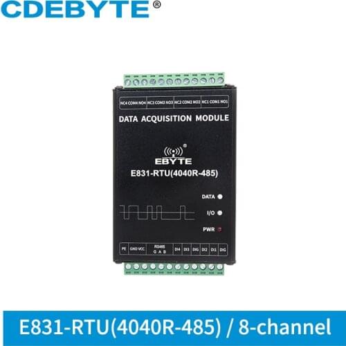 E831-RTU(4040R-485) Digital Quantity 8 Channel Digital Input Relay Output Modbus RTU Dry contact acquisition IO Controller