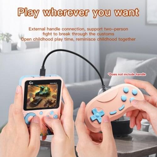 53CC G5 Handheld Retro Game Console Portable Gaming Console, 3.0" 500 Games 1000mAh Rechargeable Battery for Kids & Adult