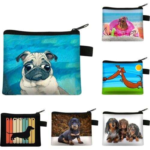 Cute Dachshund Dog Makeup Storage Pouch Cute Pet Animal Cosmetic Bag Travel Organizer Toiletry Case for Femminile