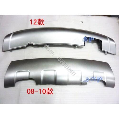 Original factory ABS Rear Bumper Diffuser,Auto Car rear lip with chrome line For Volkswagen CROSS POLO Hatchback 2007-2012