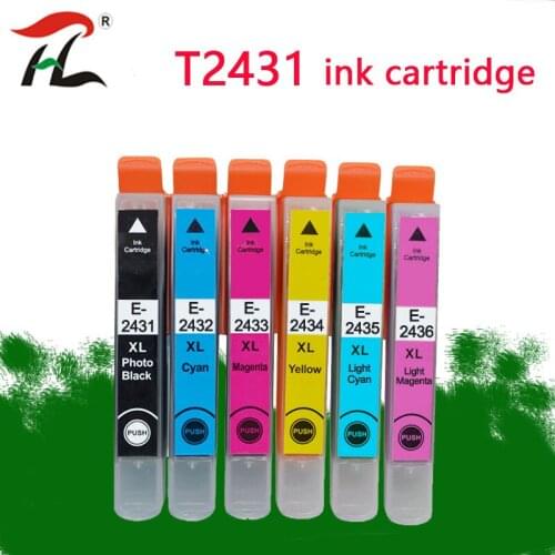 24XL T2431 2431XL ink cartridge for Epson Expression Photo XP55,XP750,XP760,XP850,XP860,XP950,XP960 printer full ink