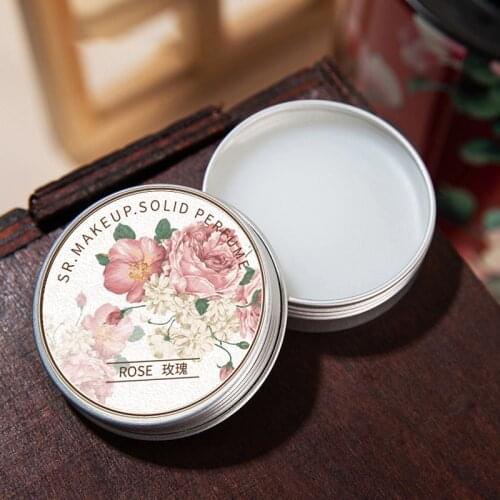 Solid balm rose peony lotus lavender and other fresh fragrance universal