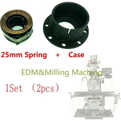 High Quality Bridgeport Mill Milling Machine Spindle Quill Return 25mm Spring + Bracketet Mount Tool CNC Durable New