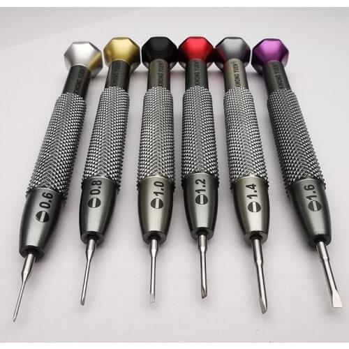 High Quality Watch Repait Tools Screwdiver Flat Blade Large Size Handles, Watchmaker Tools