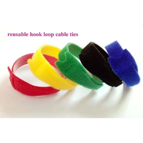 150pcs Wholesale ties 12*200mm Nylon Reusable Cable Ties with Eyelet Holes back to back cable tie loop hook nylon tie wrap strap