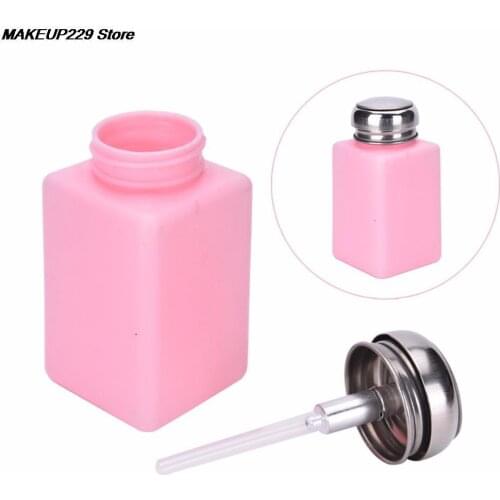 Gel Nail Remover Bottle Spray Empty Pump Dispenser Nail Cleanser Liquid Bottle 200Ml Polish Remover Bottle Degreaser For Nails