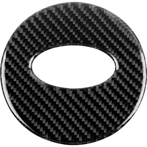 For Subaru BRZ Toyota 86 2013-2017 Real Carbon Fibre Car Steering Wheel Center Cover Trim Stickers Accessories