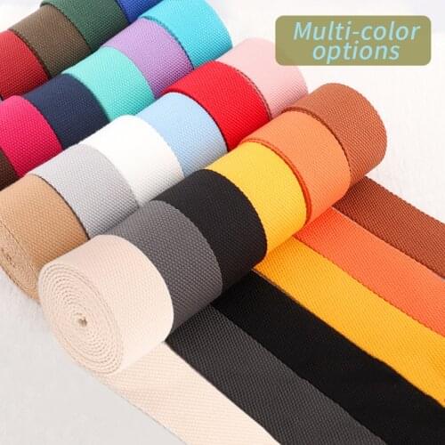 Color Backpack Straps Schoolbag Straps Canvas Straps Thickened Woven Straps Cloth Webbing Strips Cloth Strapping