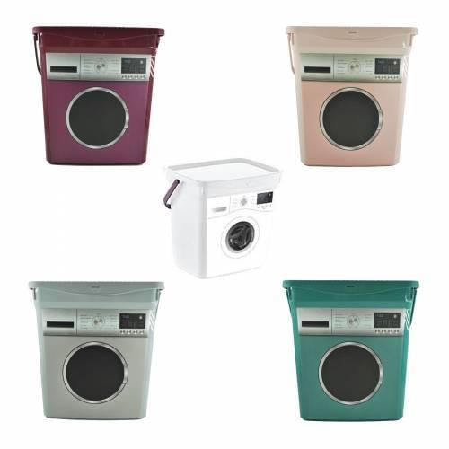 Washing Machine Detergent Dispenser Container Washing Room Detergent Storage Cat Food Iron Box for Office Home Washing Machine