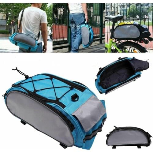 Multi-functional Bike Rear Seat Cargo Bag Bicycle Rack Trunk Panniers Nylon Bicycle Bags for Mountain City Commuting Cycles