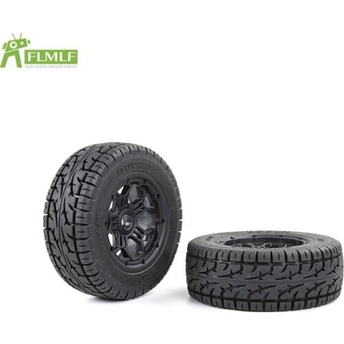 Wheel Hub (Gen.3) & All Terrain Tires Assembly Set Fit for 1/5 Scale Losi 5ive T SLT/V5/5S Universal