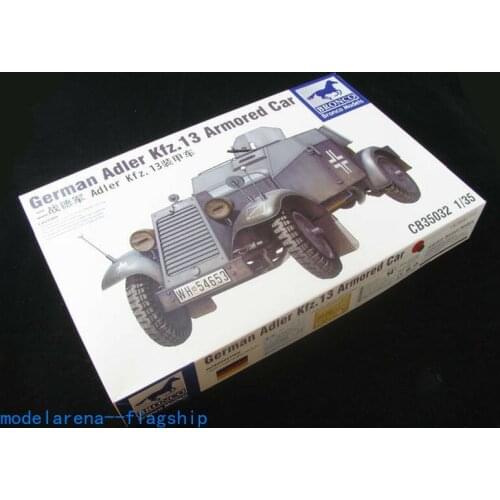 Bronco 1/35 CB35032 German Adler Kfz.13 Armored Car model kit