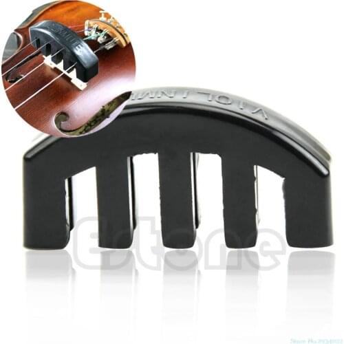 New 1/2 3/4 Heavy Violin Mute Practice Rubber Acoustic Electric Violin Silencer Musical Instruments Drop Ship
