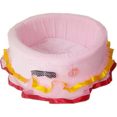 2020 New luxury dog cat Kennels princess bed lovely cool dog pet cat beds sofa teddy house Dog Nest Sleep