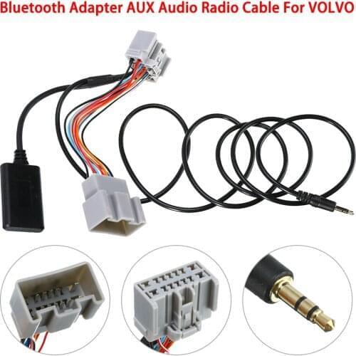 New 14Pin Bluetooth-compatible Adapter Audio AUX Cable For Volvo C30/S40/V40/V50/S60/S70/C70 Quick Delivery