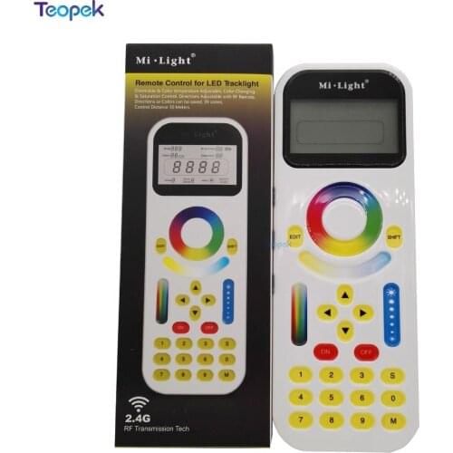 Mi.Light FUT090 Wiresless RF Remote + 2.4GHz LS1 4 in 1 Smart LED Controller 15A for Single Color CCT RGB RGBW LED Strip