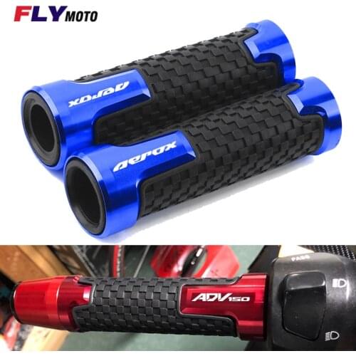 Logo Aerox For YAMAHA Aerox155 Aerox 155 2017 2018 Motorcycle Accessories 7/8'' 22MM CNC Handlebar Grips Handle Grip Handle bar
